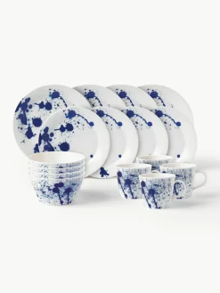 Serviesset Pacific blauw van porselein, 4 personen (16-delig)^ROYAL DOULTON New