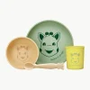 Serviesset van silicone, 4-delig^Sophie la girafe Discount