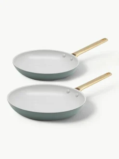 Set van 2 braadpannen Padova met antiaanbaklaag^GreenPan Online