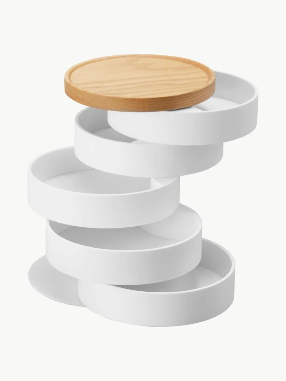 Sieradendoos Tosca met houten deksel, 5 niveaus^Yamazaki Discount