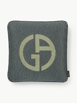 Sierkussen Janette met Giorgio Armani-logo^Armani Casa New