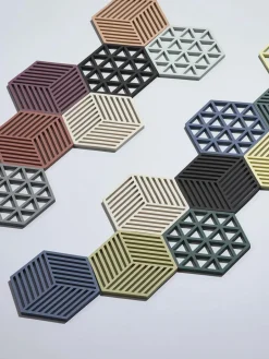 Silicone onderzetter Hexagon^Zone Denmark Best