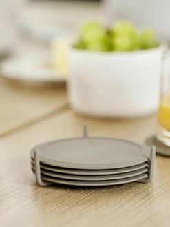 Siliconen onderzetters Plain met standaard, 6 stuks^Zone Denmark Sale