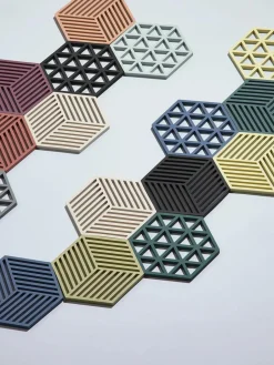 Siliconen panonderzetter Triangles^Zone Denmark Sale