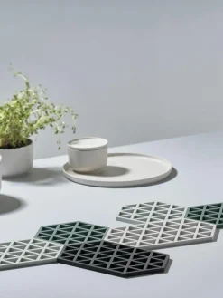 Siliconen panonderzetter Triangles^Zone Denmark Outlet
