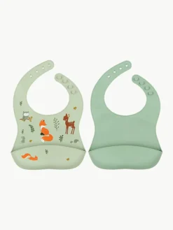 Siliconen slabbetjes Rainbows, set van 2^A Little Lovely Company Fashion