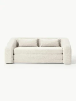 Slaapbank Eliot (2-zits) uit teddy-bouclé^Westwing Collection Sale