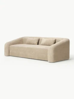 Slaapbank Eliot (3-zits) uit teddy-bouclé^Westwing Collection Clearance