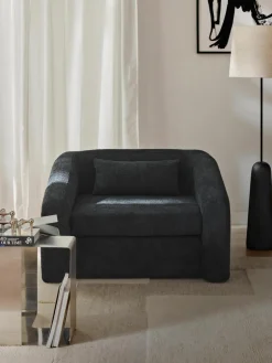 Slaapfauteuil Eliot uit teddy-bouclé^Westwing Collection Online