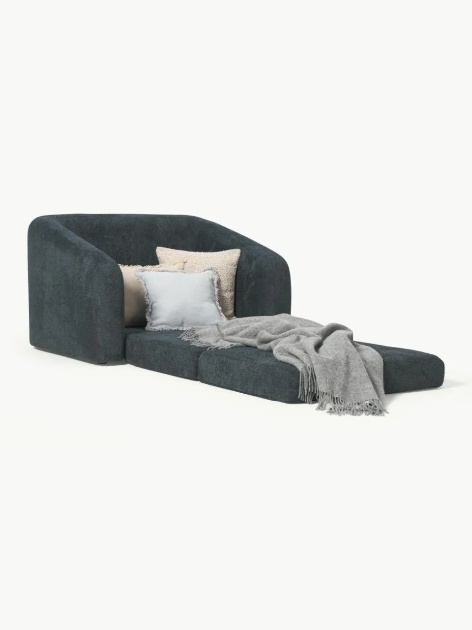 Slaapfauteuil Eliot uit teddy-bouclé^Westwing Collection Online