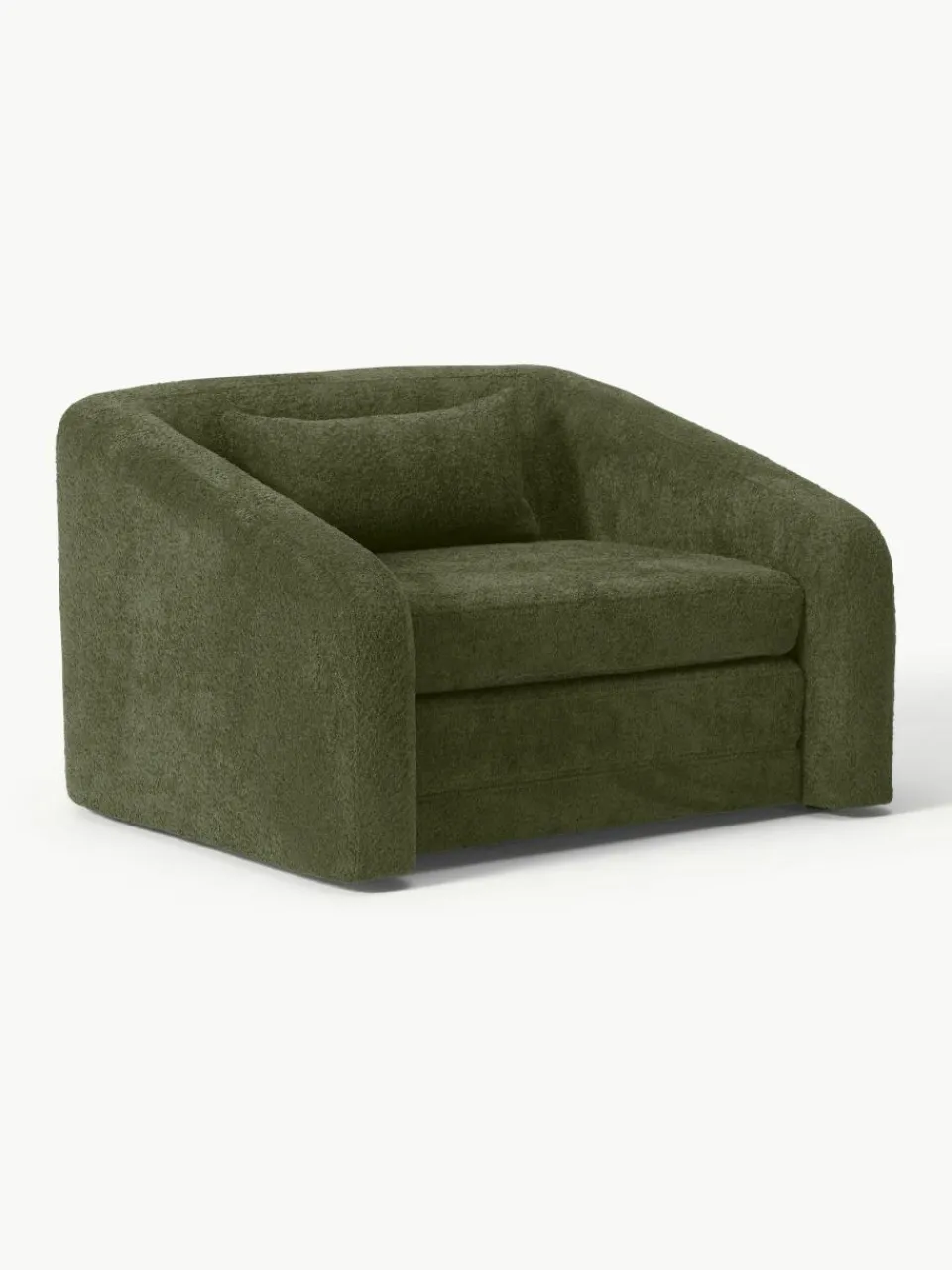 Slaapfauteuil Eliot uit teddy-bouclé^Westwing Collection Clearance