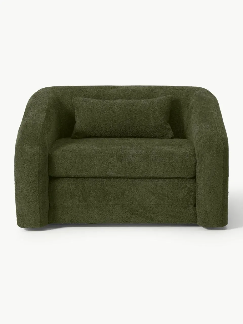 Slaapfauteuil Eliot uit teddy-bouclé^Westwing Collection Clearance