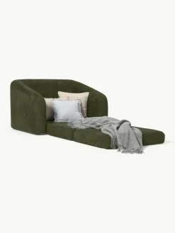 Slaapfauteuil Eliot uit teddy-bouclé^Westwing Collection Clearance