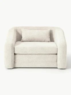 Slaapfauteuil Eliot uit teddy-bouclé^Westwing Collection Outlet