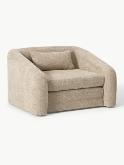Slaapfauteuil Eliot uit teddy-bouclé^Westwing Collection Online