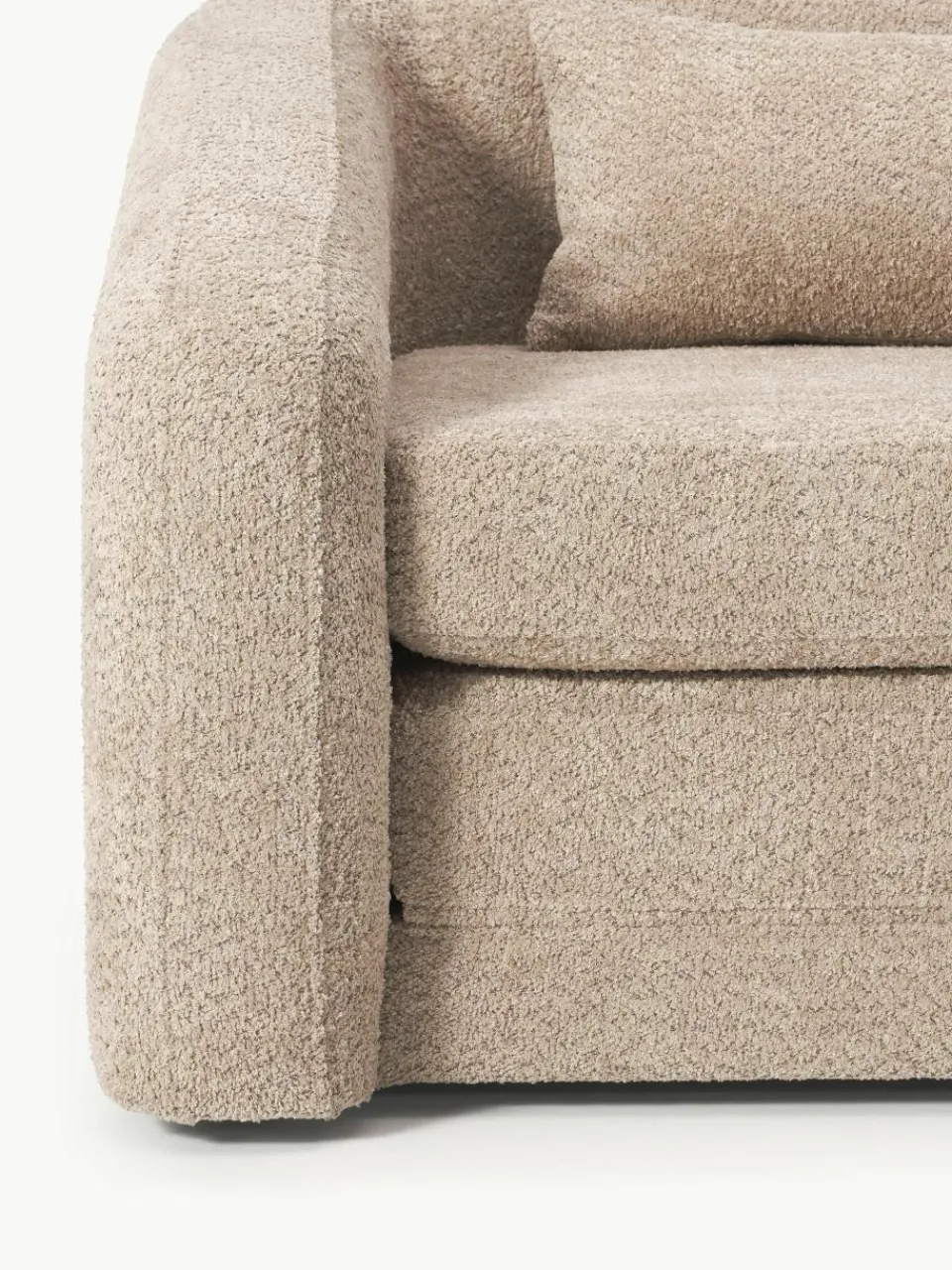 Slaapfauteuil Eliot uit teddy-bouclé^Westwing Collection Online