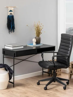 Smal bureau Angus met opbergruimte^Westwing Outlet