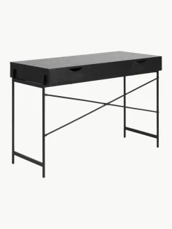 Smal bureau Angus met opbergruimte^Westwing Outlet