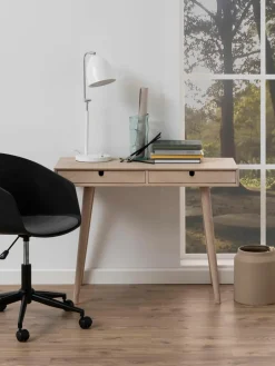 Smal bureau Century van eikenhout^Westwing Hot