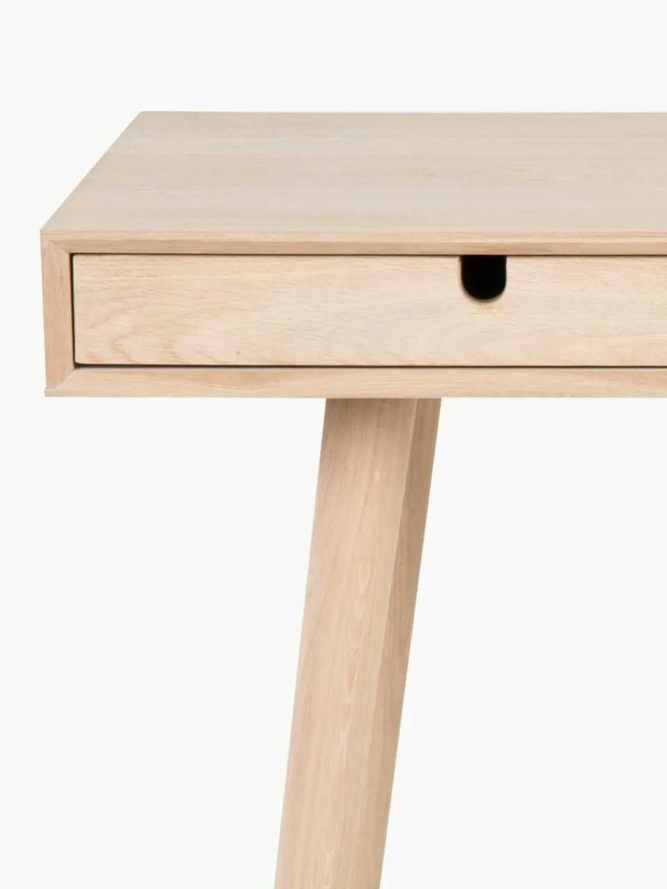 Smal bureau Century van eikenhout^Westwing Hot