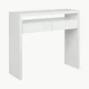 Smal bureau Teresa met uitschuifbare tafelblad^Woodman Outlet