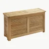 Smalle opbergkist Storage van teakhout^Cinas Outlet
