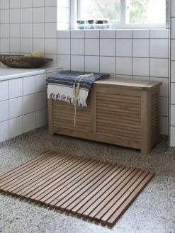 Smalle opbergkist Storage van teakhout^Cinas Outlet