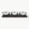 Snackschalenset Bernadotte met serveerplateau, set van 4^GEORG JENSEN Discount