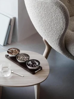 Snackschalenset Bernadotte met serveerplateau, set van 4^GEORG JENSEN Discount