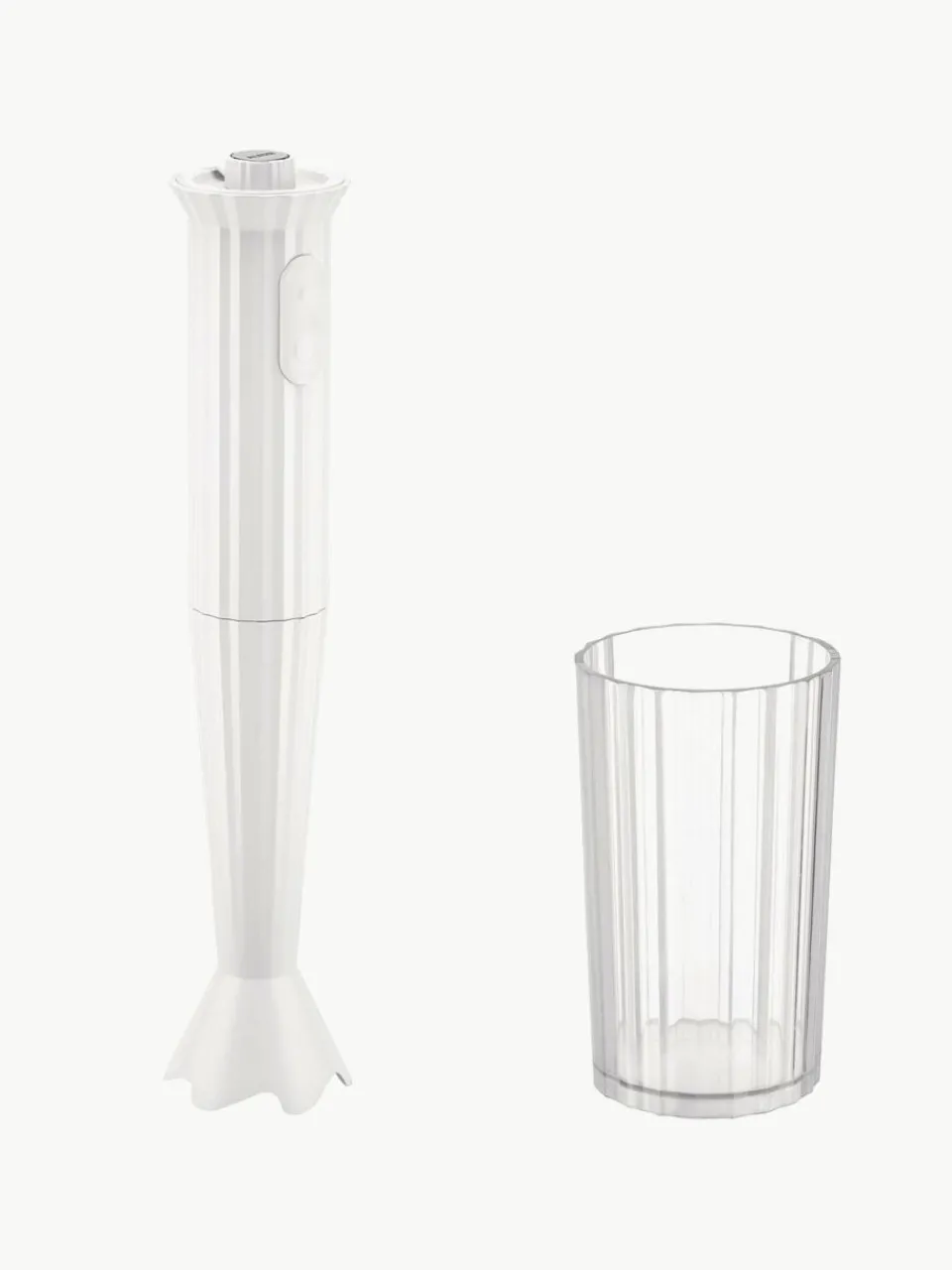 Staafmixer Plissé met beker^ALESSI Fashion