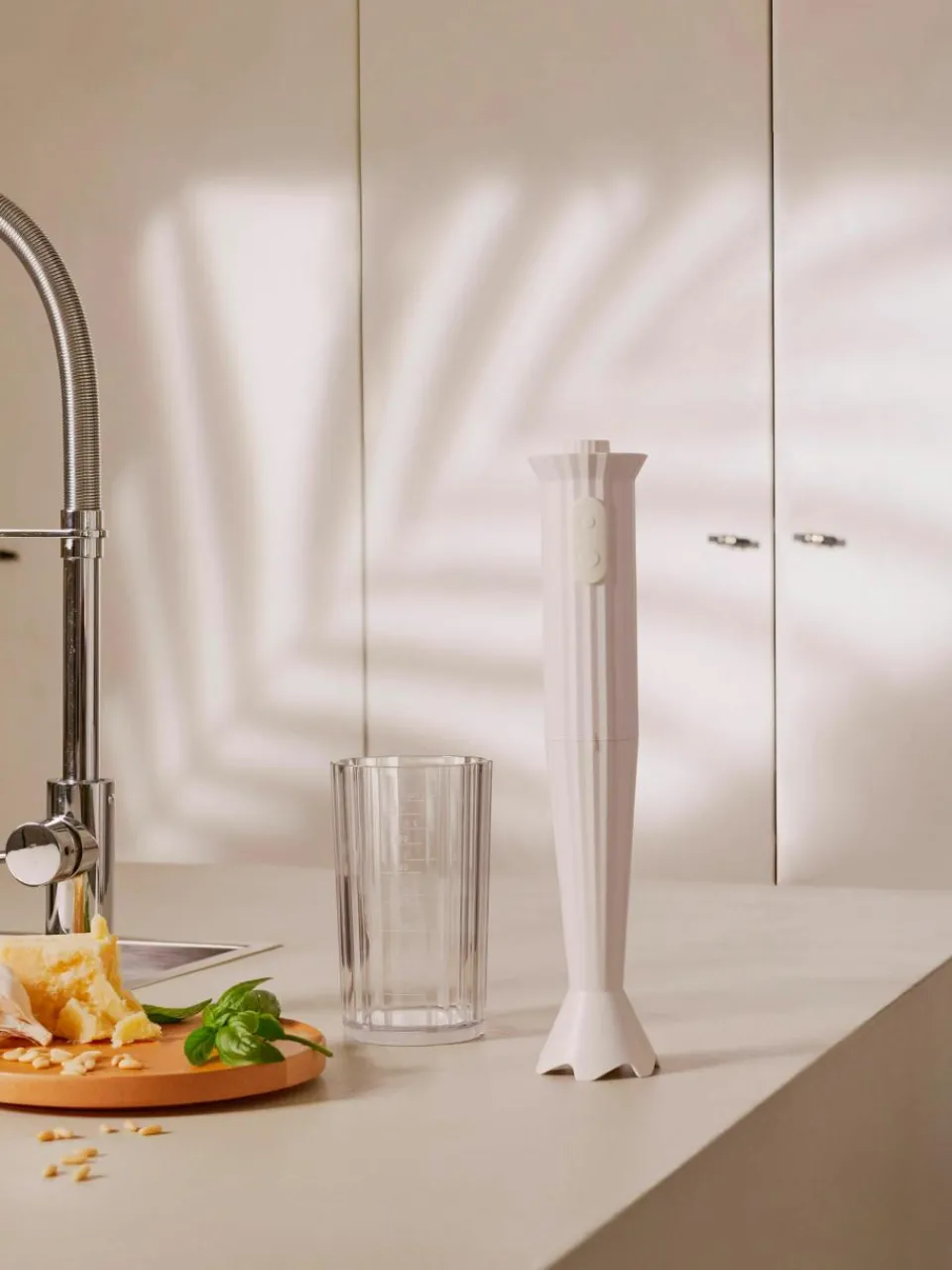 Staafmixer Plissé met beker^ALESSI Fashion