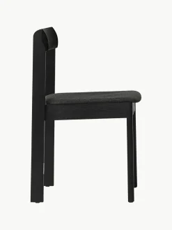 Stapelbare stoelen Blueprint van eikenhout met zitkussen, 2 stuks^Form & Refine New