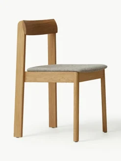 Stapelbare stoelen Blueprint van eikenhout met zitkussen, 2 stuks^Form & Refine Hot