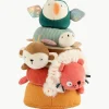Stapelspeelgoed Wildlife, set van 5^Sebra Discount