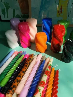 Steekkaarsen Twisted, 6 stuks^Anna + Nina Discount