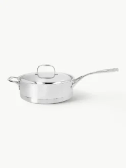 Steelpan Apollo van edelstaal met deksel^Demeyere Discount