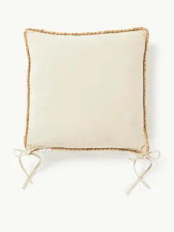 Stoelkussen Bono van jute, 2 stuks^Westwing Collection New