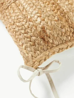Stoelkussen Bono van jute, 2 stuks^Westwing Collection New