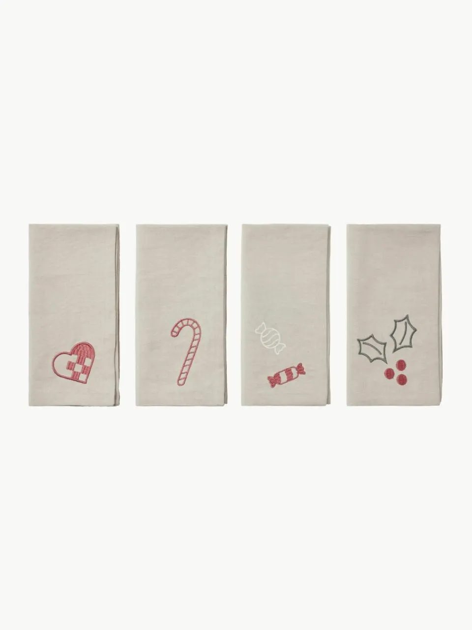 Stoffen servetten Bomuld, set van 4^Broste Copenhagen Online