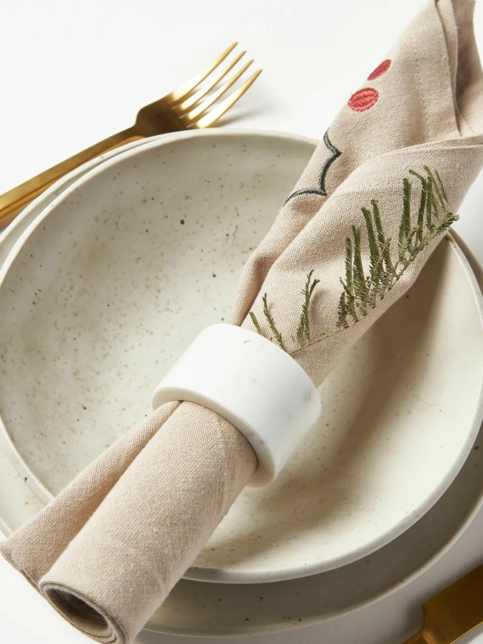 Stoffen servetten Bomuld, set van 4^Broste Copenhagen Online