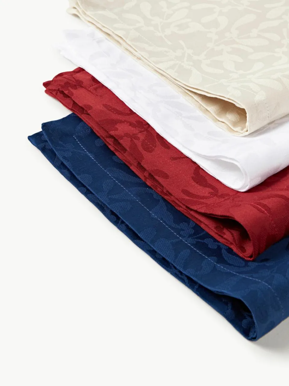 Stoffen servetten Hollyn met winters motief, 4 stuks^Westwing Collection Best