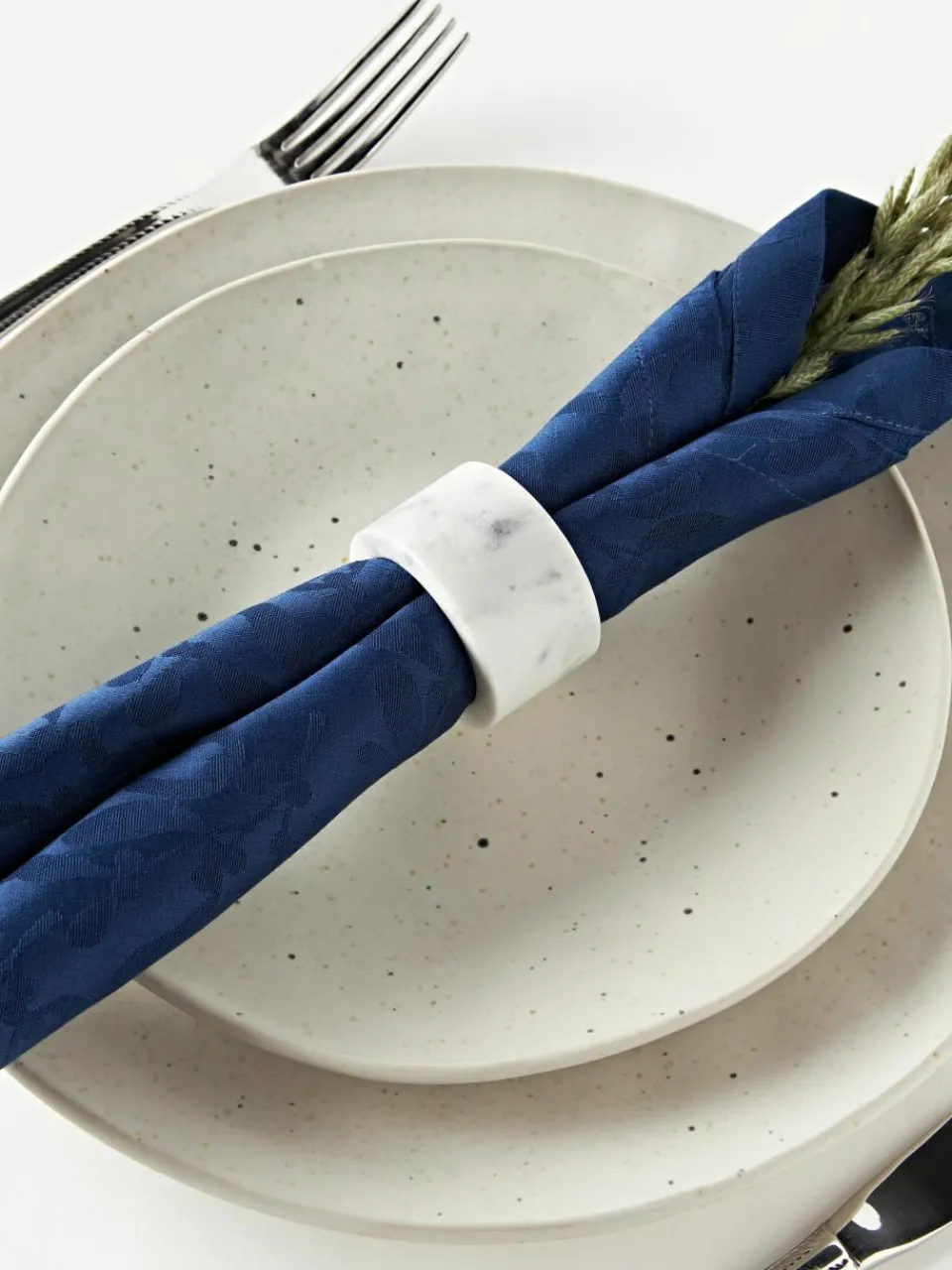 Stoffen servetten Hollyn met winters motief, 4 stuks^Westwing Collection Best