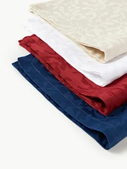 Stoffen servetten Hollyn met winters motief, 4 stuks^Westwing Collection Sale