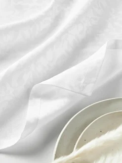 Stoffen servetten Hollyn met winters motief, 4 stuks^Westwing Collection Sale