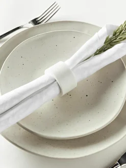 Stoffen servetten Hollyn met winters motief, 4 stuks^Westwing Collection Sale