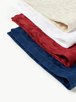 Stoffen servetten Hollyn met winters motief, 4 stuks^Westwing Collection Sale