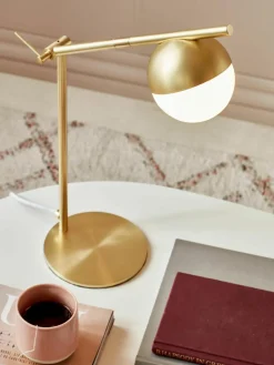 Tafellamp Contina met opaalglas^Westwing Hot