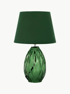 Tafellamp Crystal Velvet met glazen voet^Westwing Best