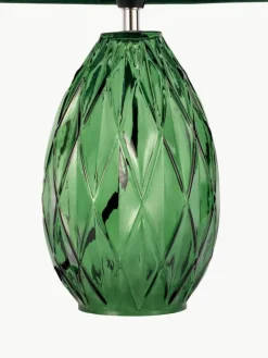 Tafellamp Crystal Velvet met glazen voet^Westwing Best