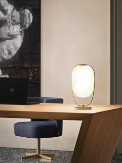 Tafellamp Lanna met diffuser, mondgeblazen^kdln Fashion